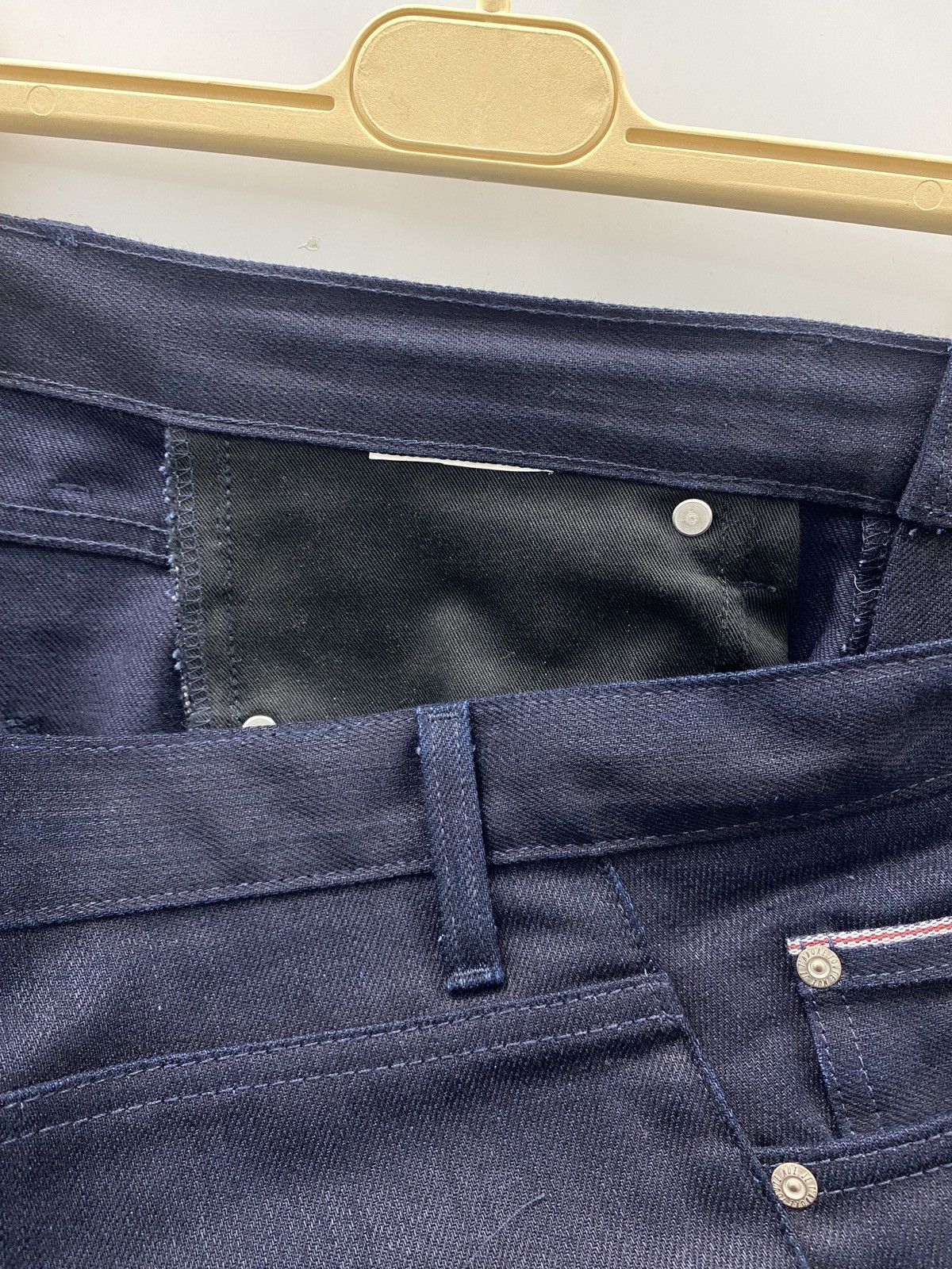 Naked & Famous Super Guy Navy Skinny Jeans Size US 35 - 8 Thumbnail