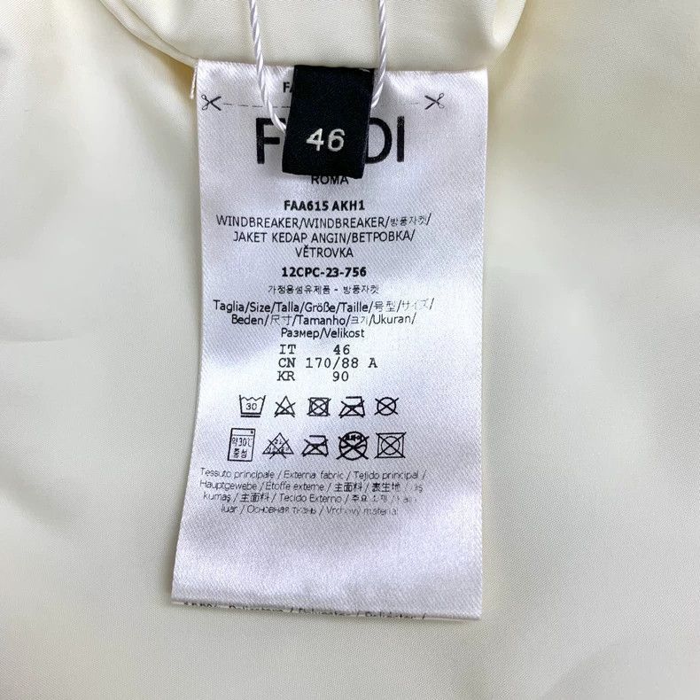 Fendi Fendi Beige Logo Reversible Hooded Jacket Size US S / EU 44-46 / 1 - 6 Thumbnail