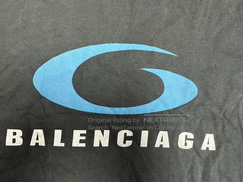 Balenciaga Balenciaga Letter Pattern Printed Short Sleeve T-Shirt Size US M / EU 48-50 / 2 - 3 Thumbnail