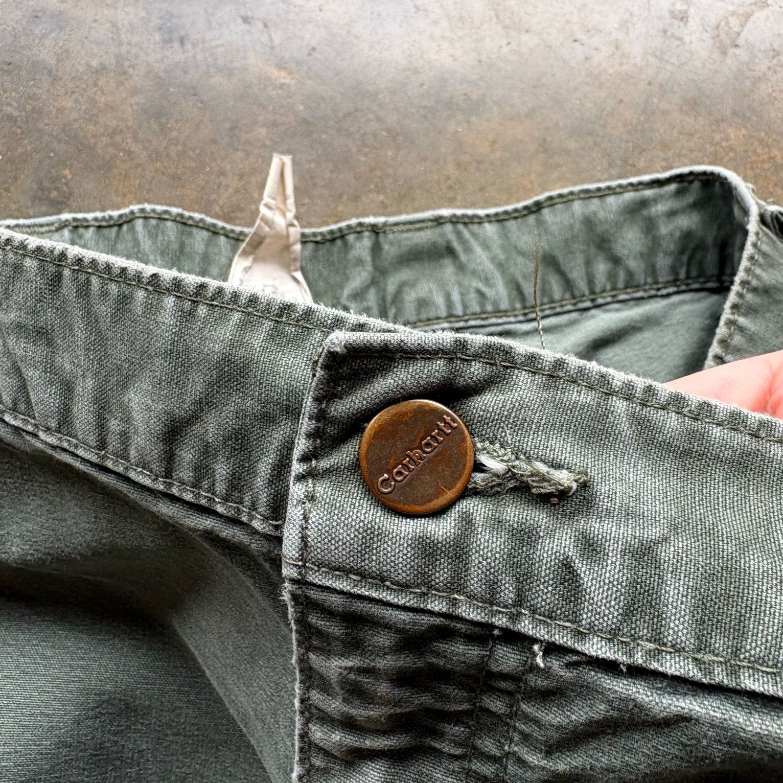 Carhartt Vintage Baggy 90s Faded Carhartt Work Shorts Size US 40 / EU 56 - 4 Thumbnail