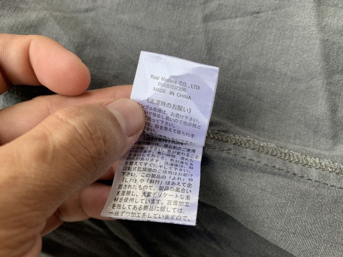 Japanese Brand Real Master Black Anecdote Flannel Style Size L / US 10 / IT 46 - 13 Thumbnail