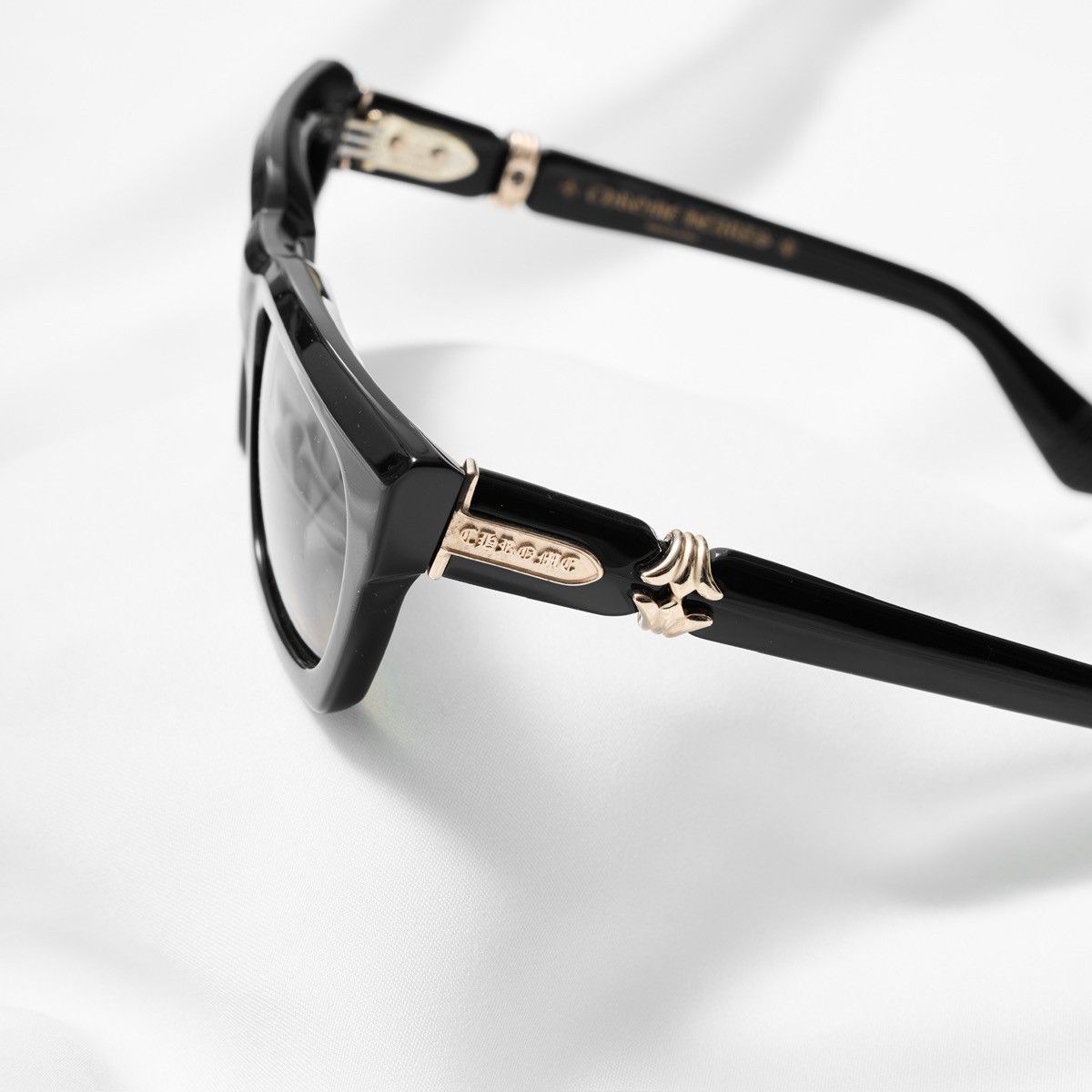 Chrome Hearts CHROME HEARTS CLITERALLY BLACK -18KGP SUNGLASSES Size ONE SIZE - 3 Thumbnail