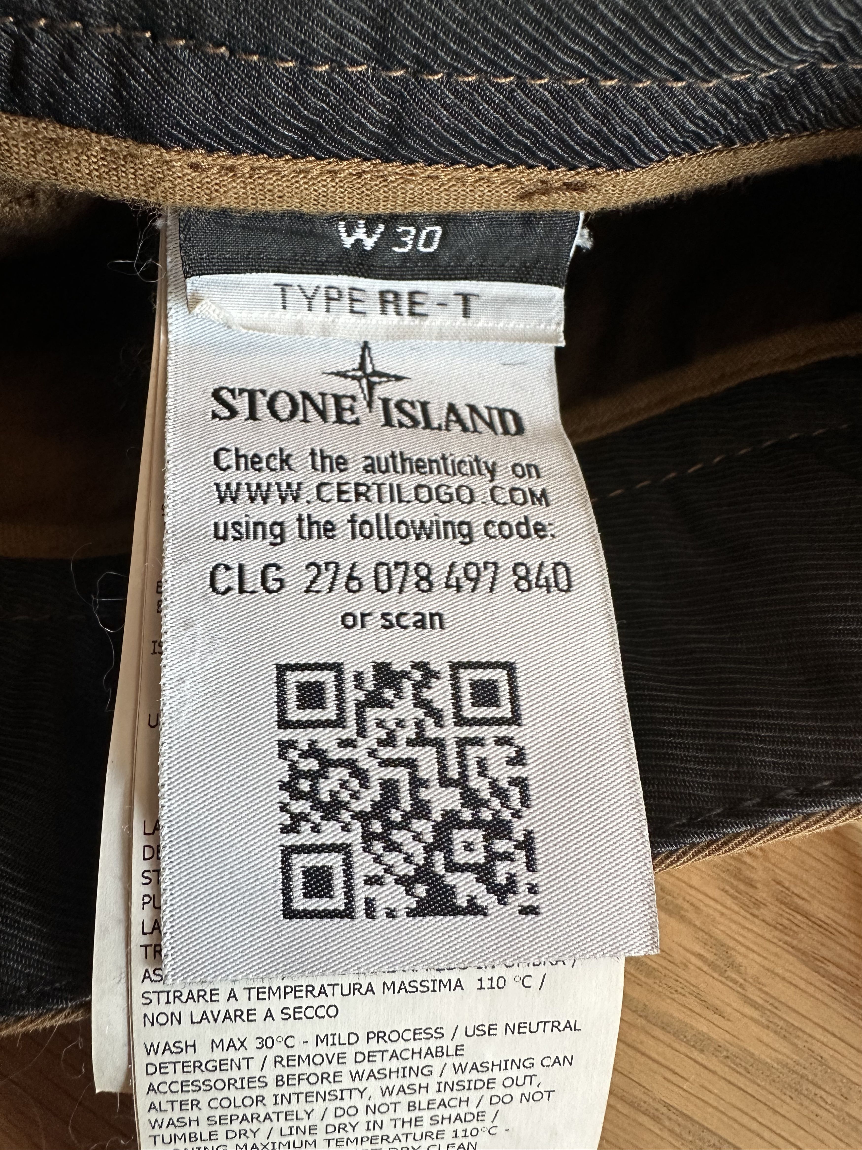 Stone Island Stone Island Type Re-T Tobacco Brown Cargo Trousers Size US 30 / EU 46 - 12 Thumbnail