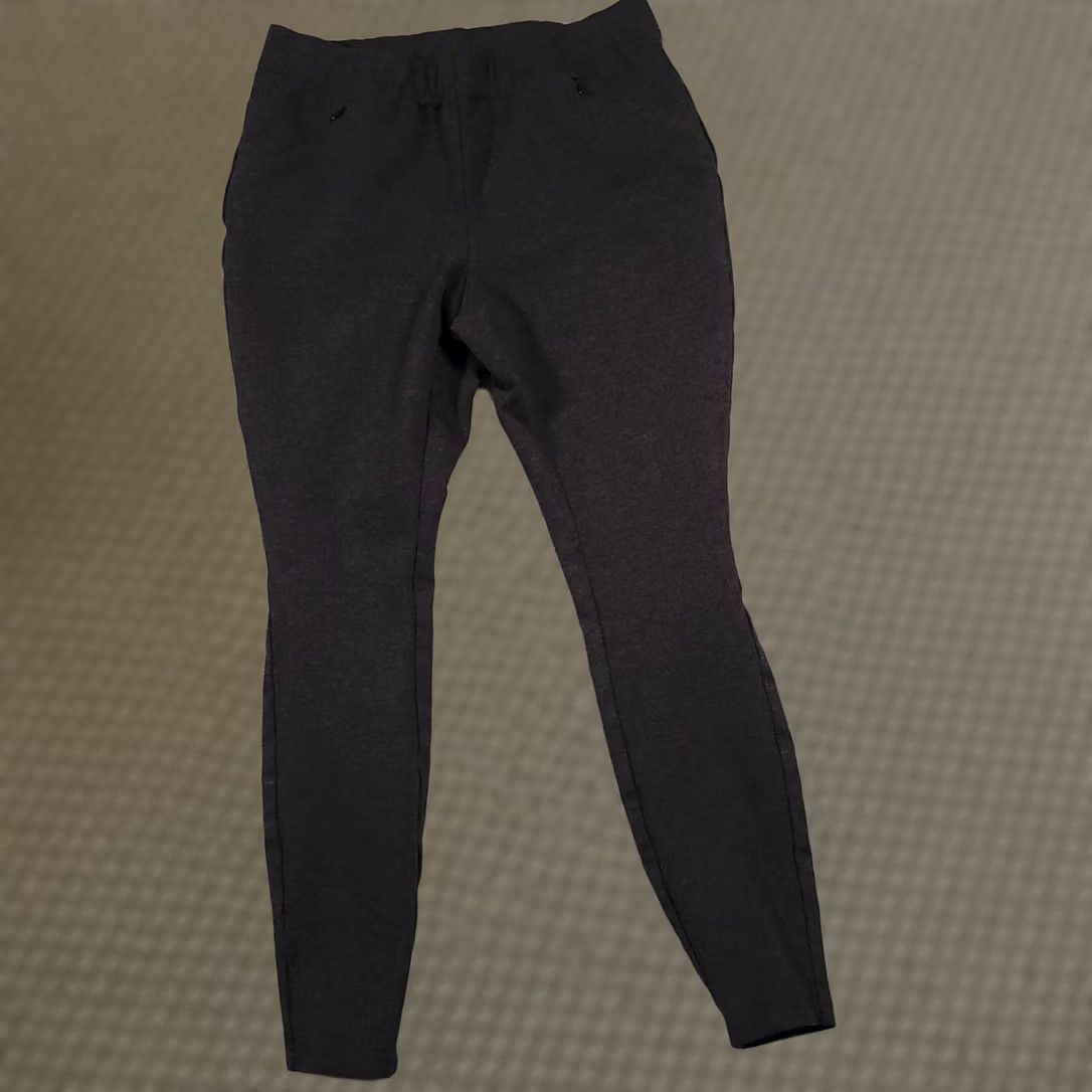 J. Jill J. Jill Ponte Leggings Pants Women's Small Gray Pull On Stretch Mid-Rise Dress Pants Casual Size 28" / US 6 / IT 42 - 1 Thumbnail