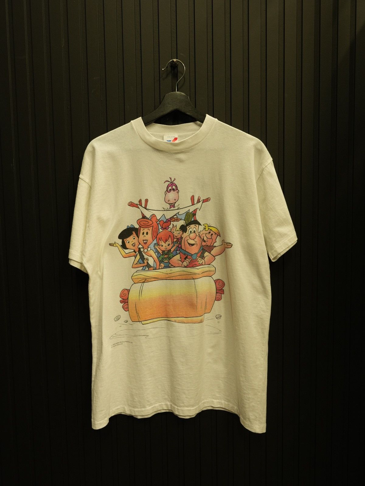 Vintage Vintage 1994 Hanna Barbera The Flinstones Family Tee Size US L / EU 52-54 / 3 - 1 Thumbnail