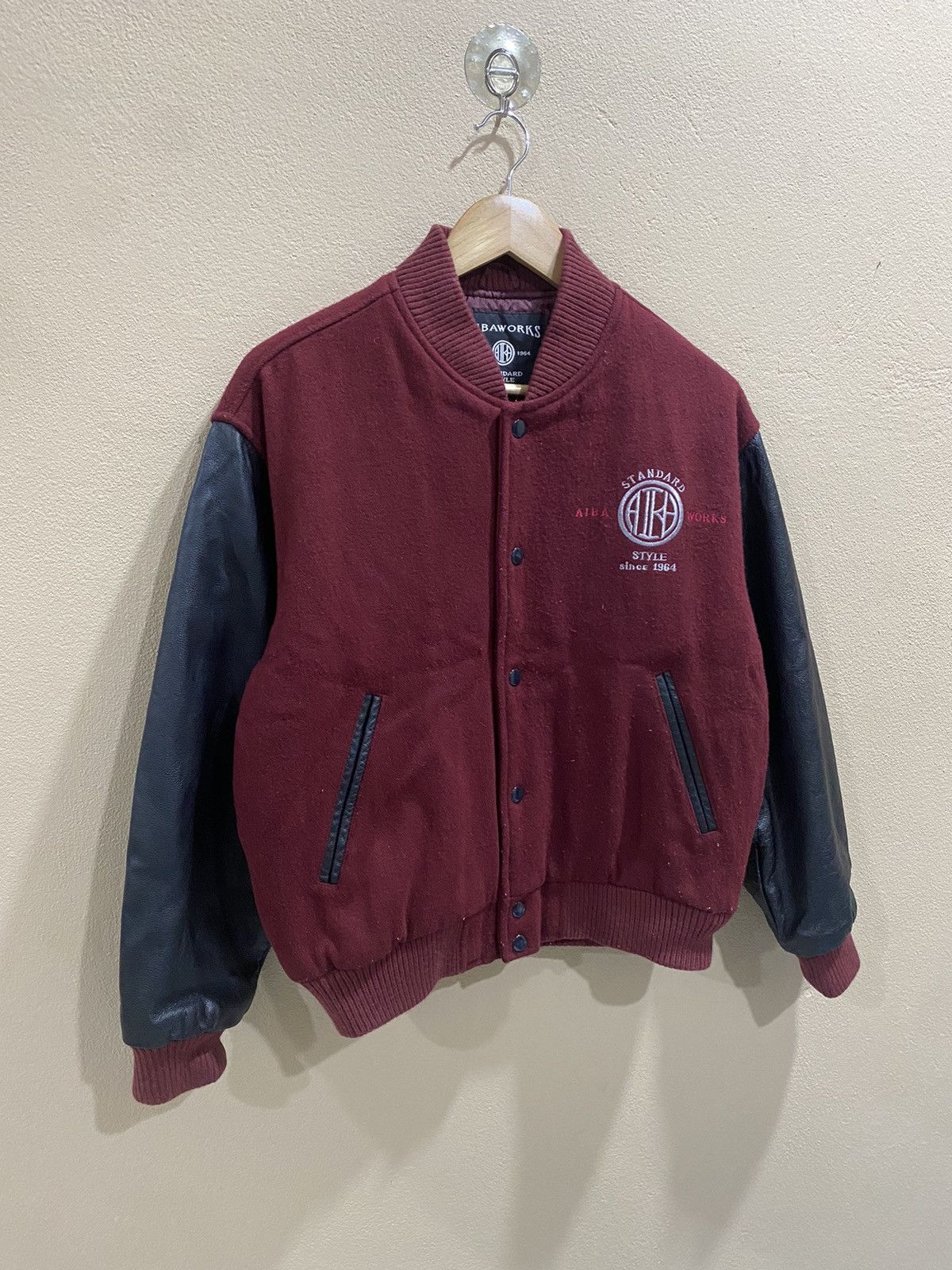 Vintage RARE VINTAGE AIBA WORKS VARSITY JACKET Size US S / EU 44-46 / 1 - 6 Thumbnail