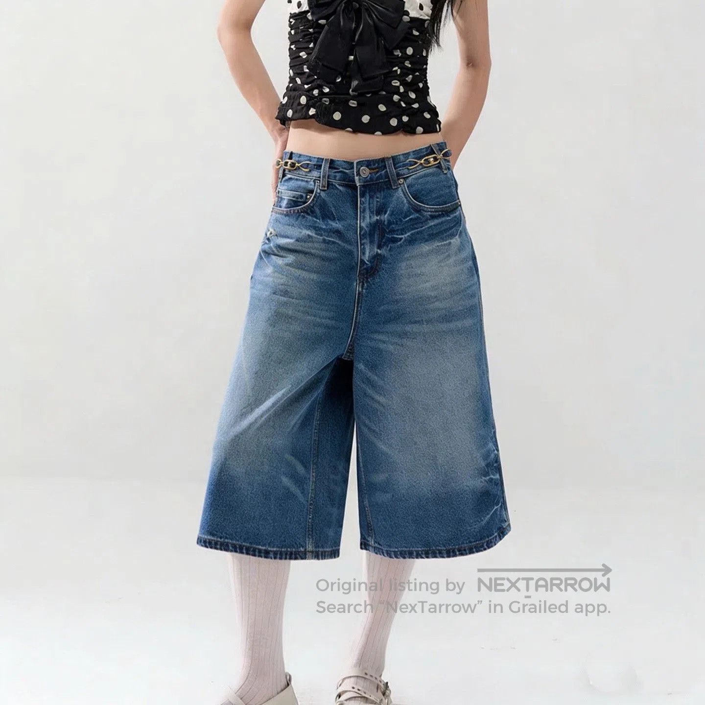 Celine CELINE Washed Blue Mid. Size 26" / US 2 / IT 38 - 7 Thumbnail