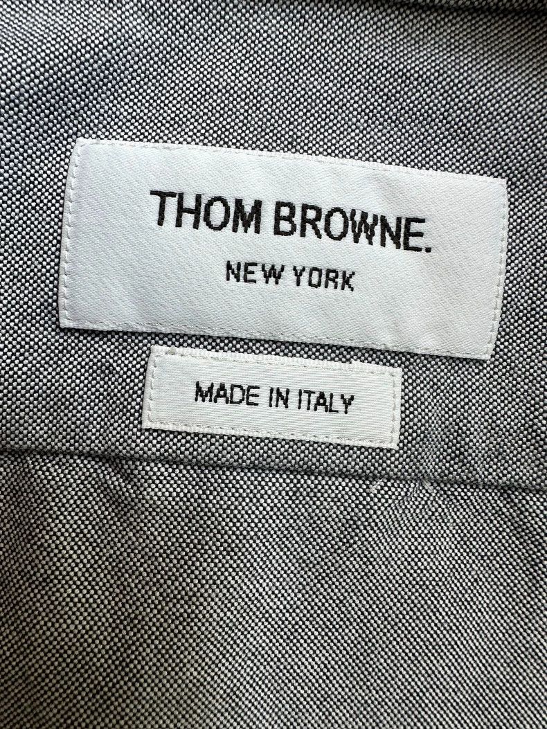 Thom Browne Thom Browne Light grey shirt Size US S / EU 44-46 / 1 - 8 Thumbnail