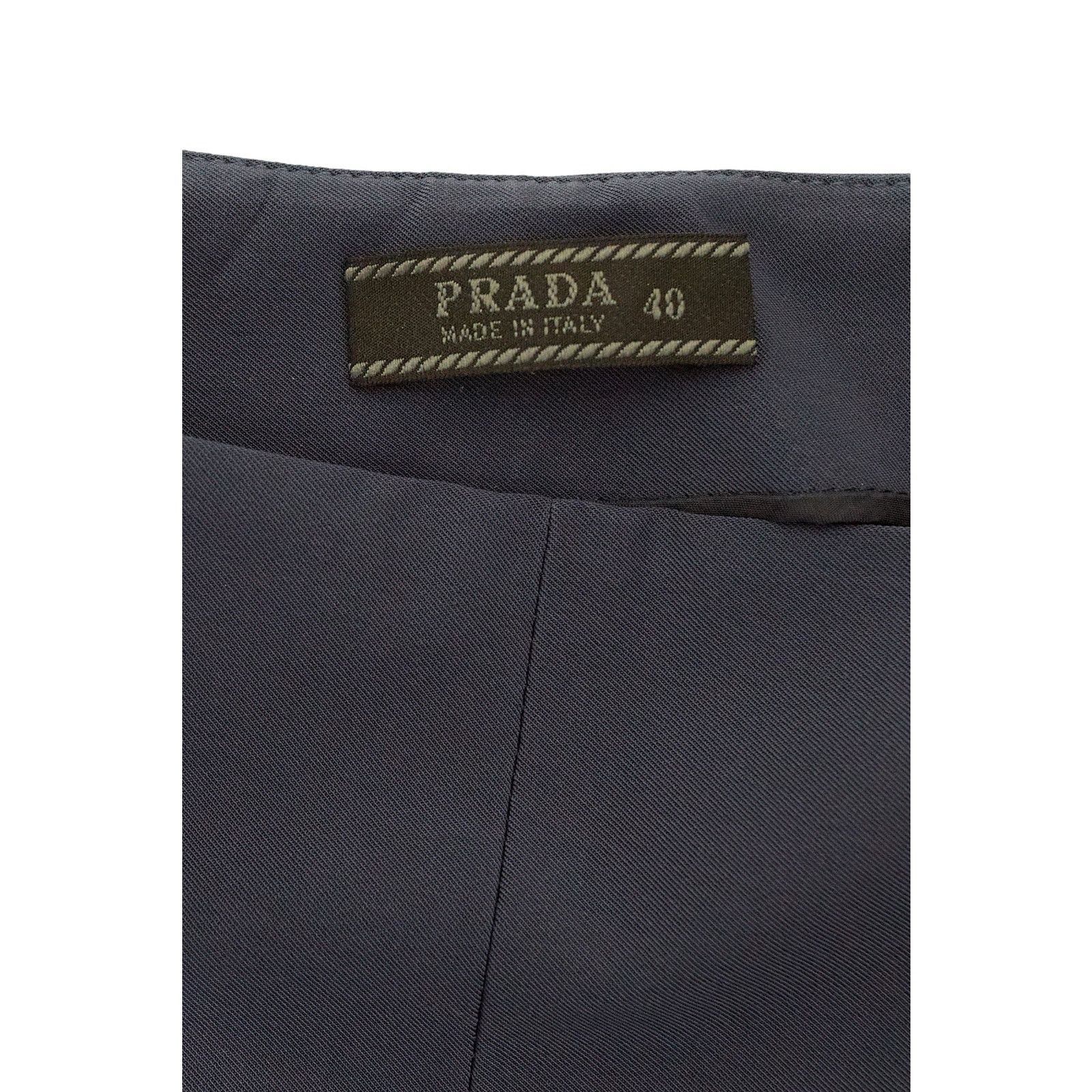 Prada Deep Blue Nylon Trousers Size 27" / US 4 / IT 40 - 3 Thumbnail