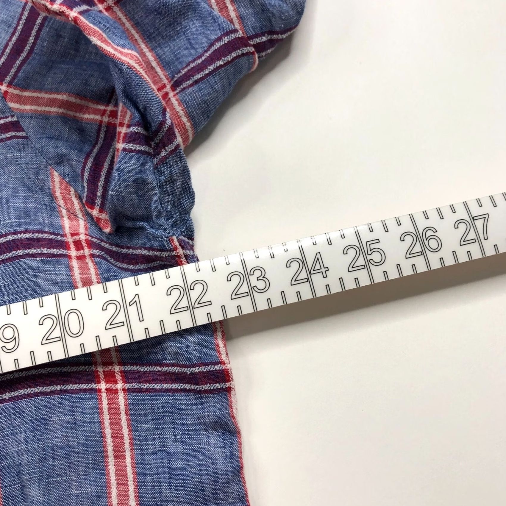 Rodd & Gunn Rodd & Gunn Button Linen Blend LG SS Casual No Pocket Collared Shirt Blue MINT Mens L Cotton Linen Blend Button-Up Plaid" Size US L / EU 52-54 / 3 - 5 Thumbnail