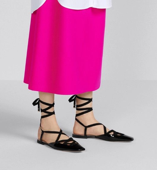 Dior o1w1db10824 Mid-Length Flared Skirt in Fuchsia Size 28" / US 6 / IT 42 - 4 Thumbnail