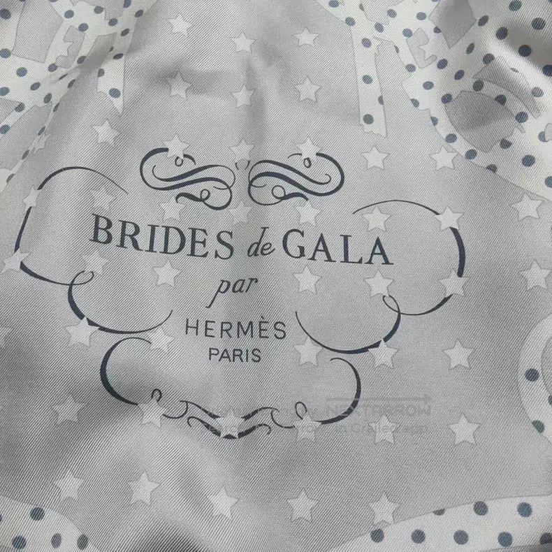 Hermes Hermes Mist Blue Silk Patchwork Knit Top Size XS / US 0-2 / IT 36-38 - 3 Thumbnail