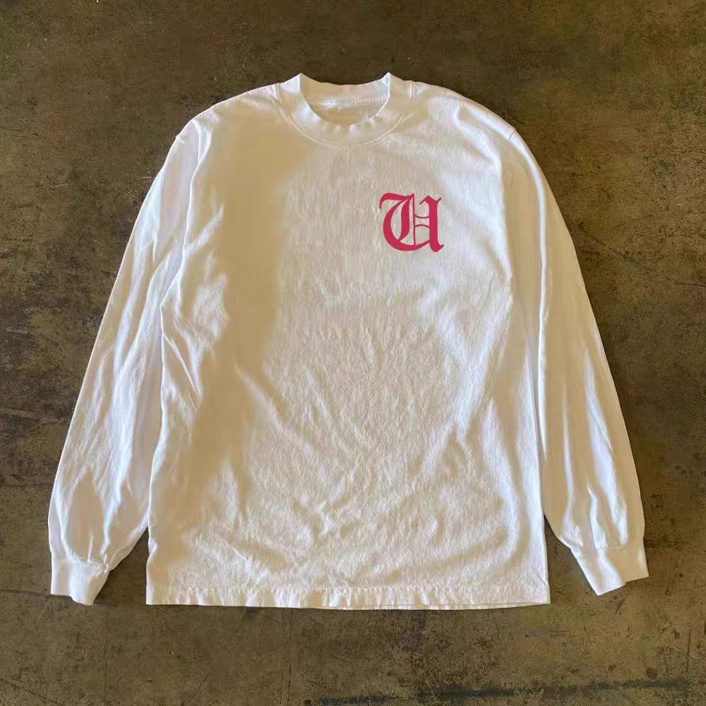 Japanese Brand × Vintage White retro rose print loose long sleeve tee Size US L / EU 52-54 / 3 - 2 Thumbnail