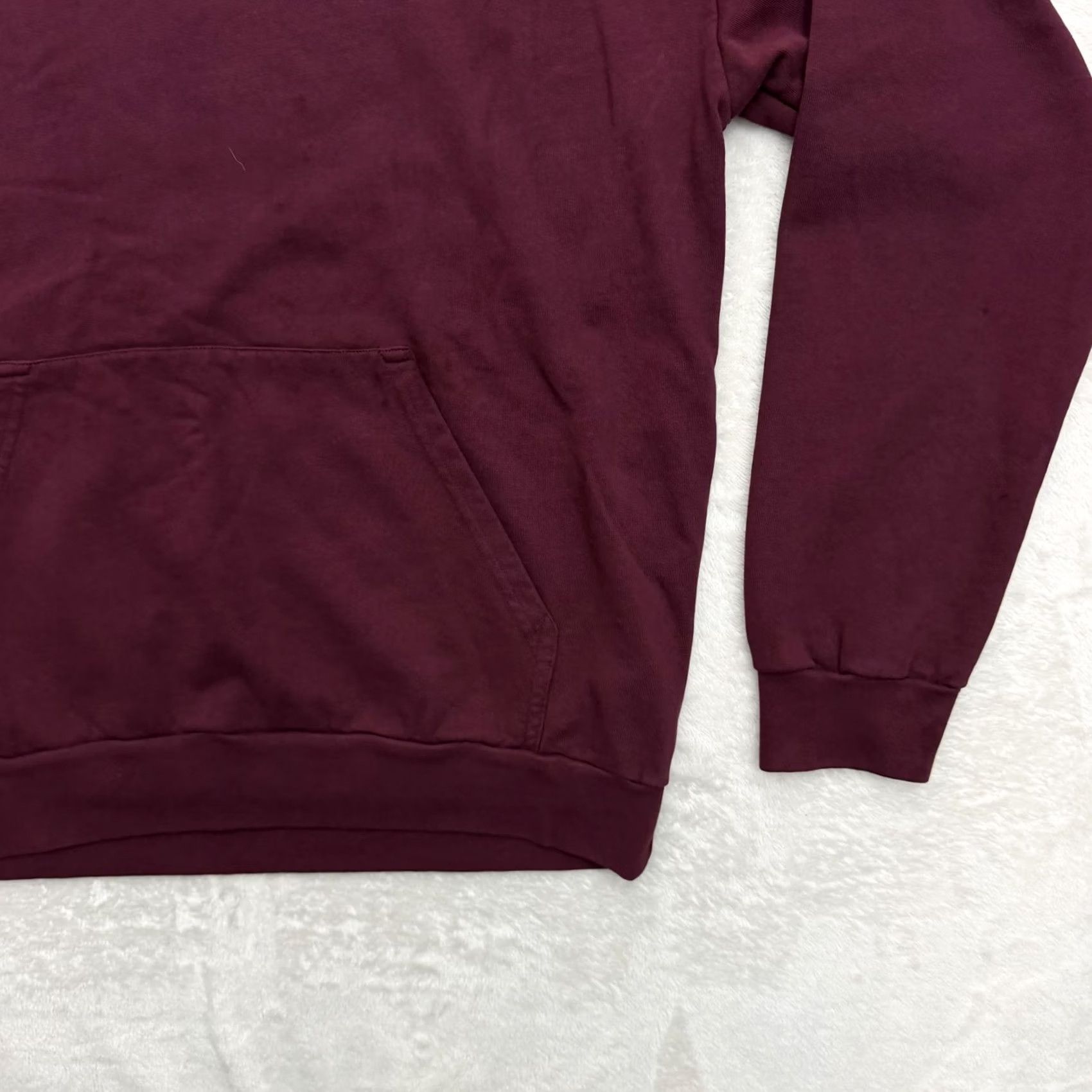 Talentless Talentless Hoodie Mens Large Burgundy Fleece Pullover Logo Pocket Crew Neck Winter Size US L / EU 52-54 / 3 - 4 Thumbnail