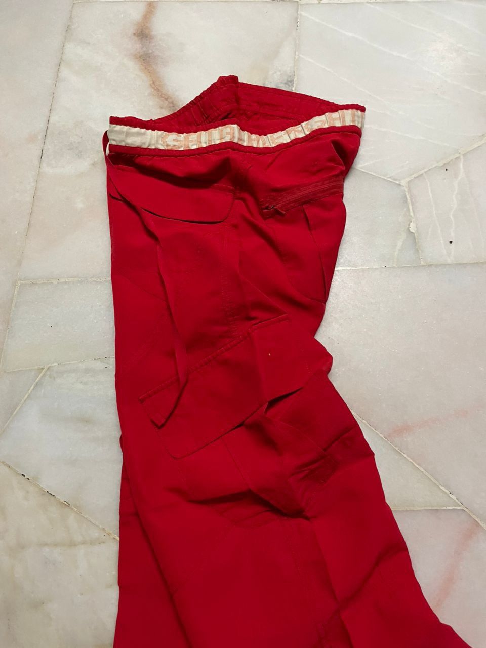 Japanese Brand BA PRO U.S.A PARACHUTE NYLON CARGO RED PUNK COLOR Size US 30 / EU 46 - 13 Thumbnail