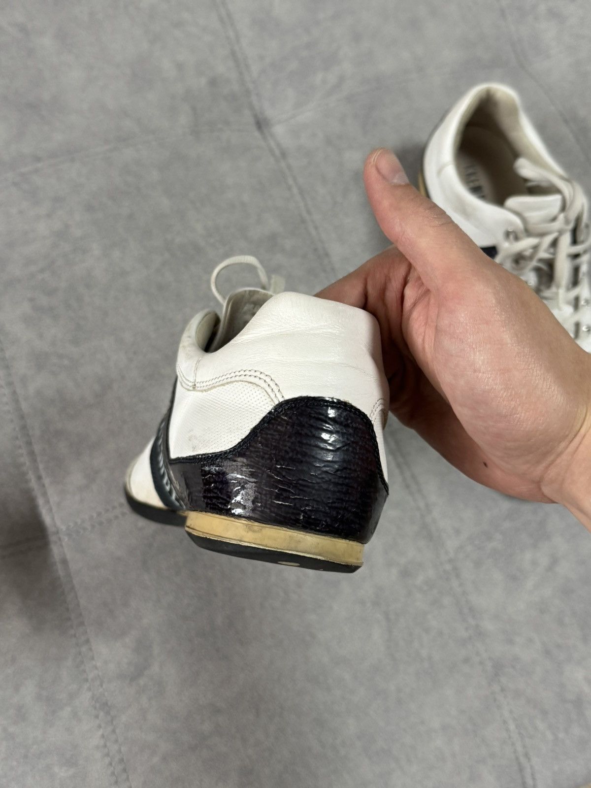 Dirk Bikkembergs × Vintage Dirk Bikkembergs Leather Y2K Avant garde Shoes Sneakers 41 Size US 8 / EU 41 - 8 Thumbnail