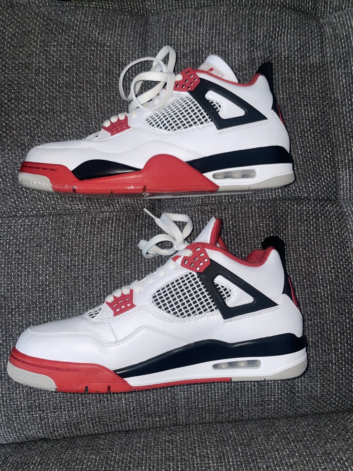 Jordan Brand Jordan 4 Fire Red - LIKE NEW , Taken care of Size US 11 / EU 44 - 6 Thumbnail