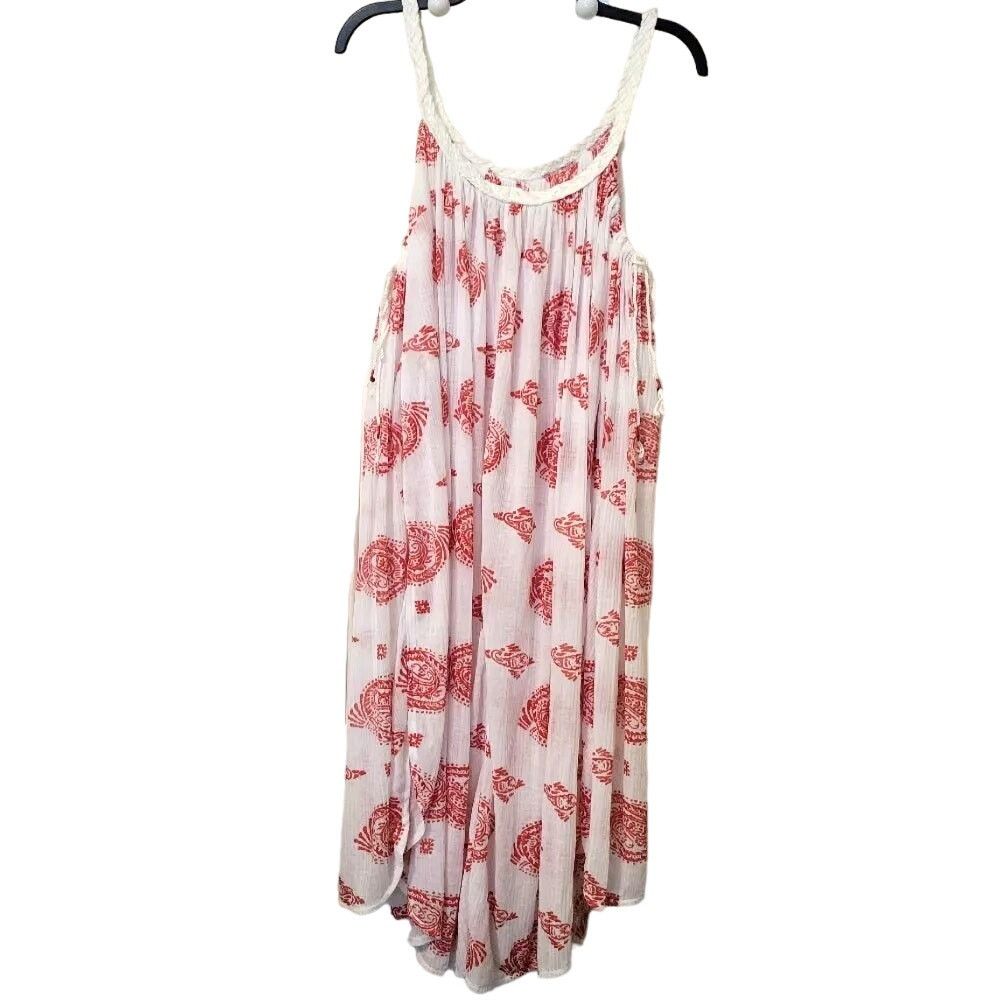 Free People New Free People Haveli Paisley Maxi Top $128 Ivory Sz S Size S / US 4 / IT 40 - 4 Thumbnail