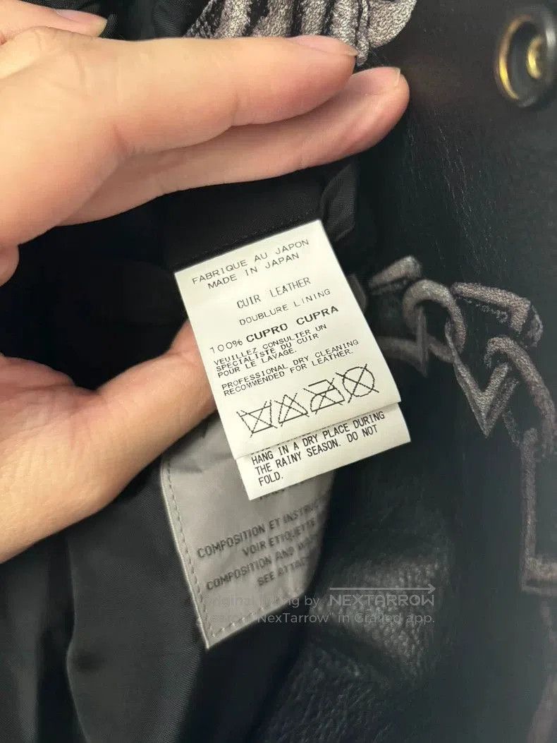 Yohji Yamamoto yohji yamamoto graphic leather jacket. Size US L / EU 52-54 / 3 - 7 Thumbnail