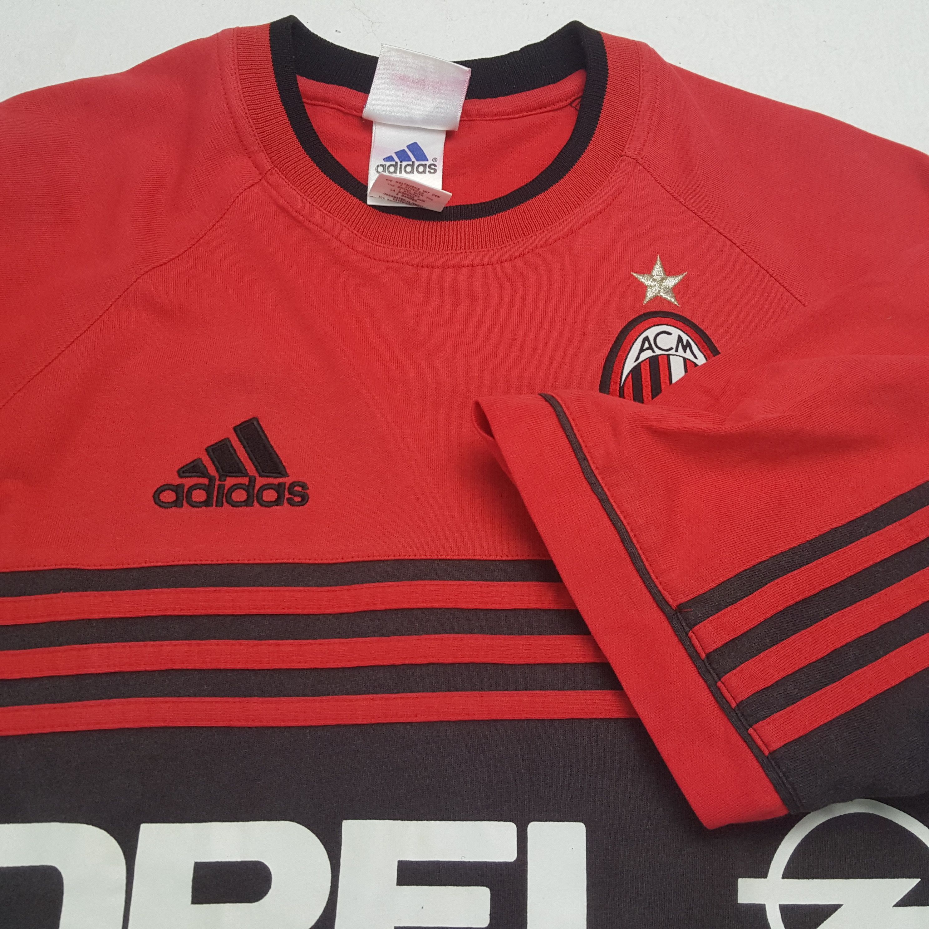Adidas × Vintage ADIDAS AC MILAN Opel Football Club Tshirt Size US XL / EU 56 / 4 - 6 Thumbnail