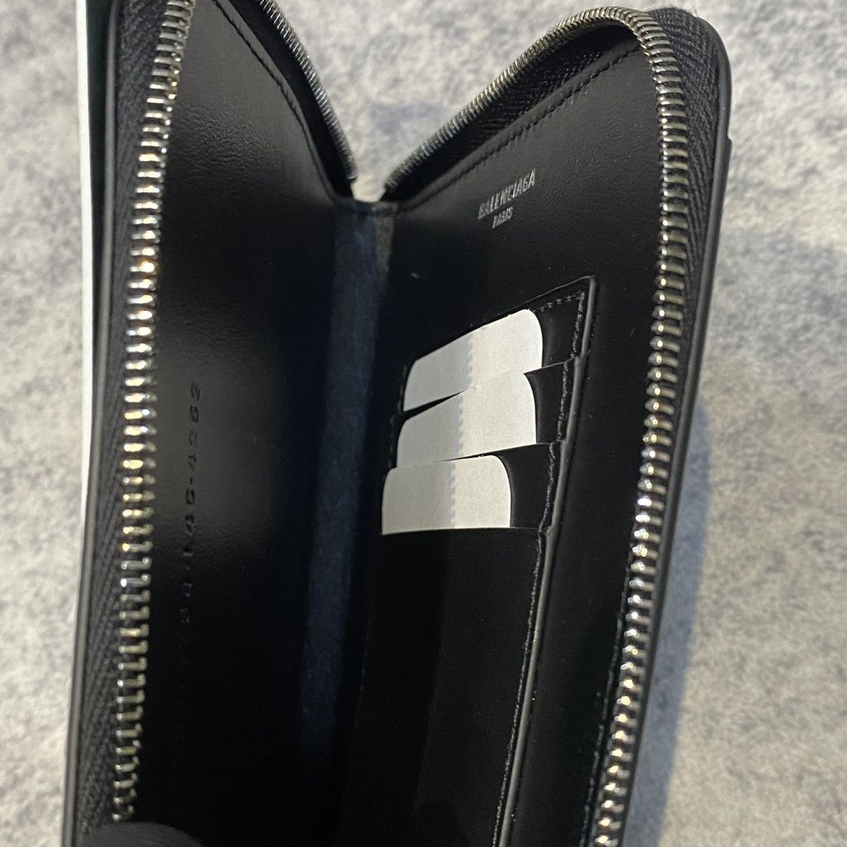 Balenciaga BALENCIAGA Men's Passport Phone Holder In Passport BLUE Size ONE SIZE - 5 Thumbnail