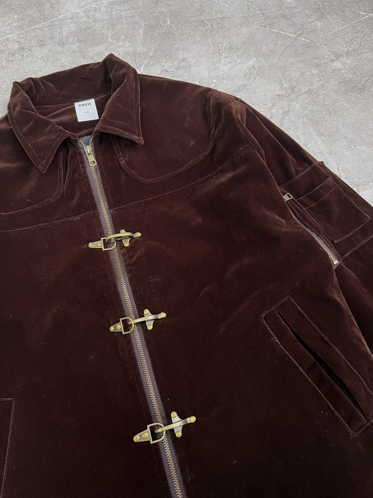Hysteric Glamour Velvet brown jacket fireman claps bomber hysteric glamour Size US M / EU 48-50 / 2 - 5 Thumbnail