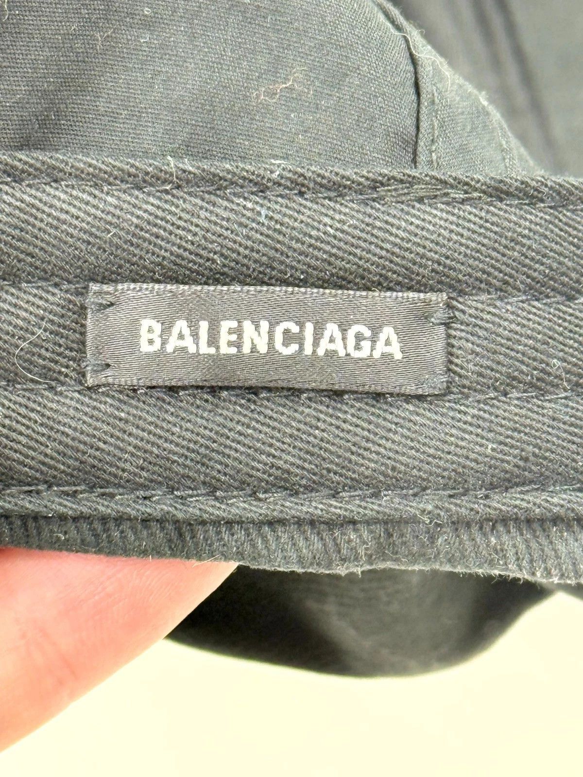 Balenciaga Balenciaga Rainbow Visor Logo Black Baseball Cap Size ONE SIZE - 5 Thumbnail