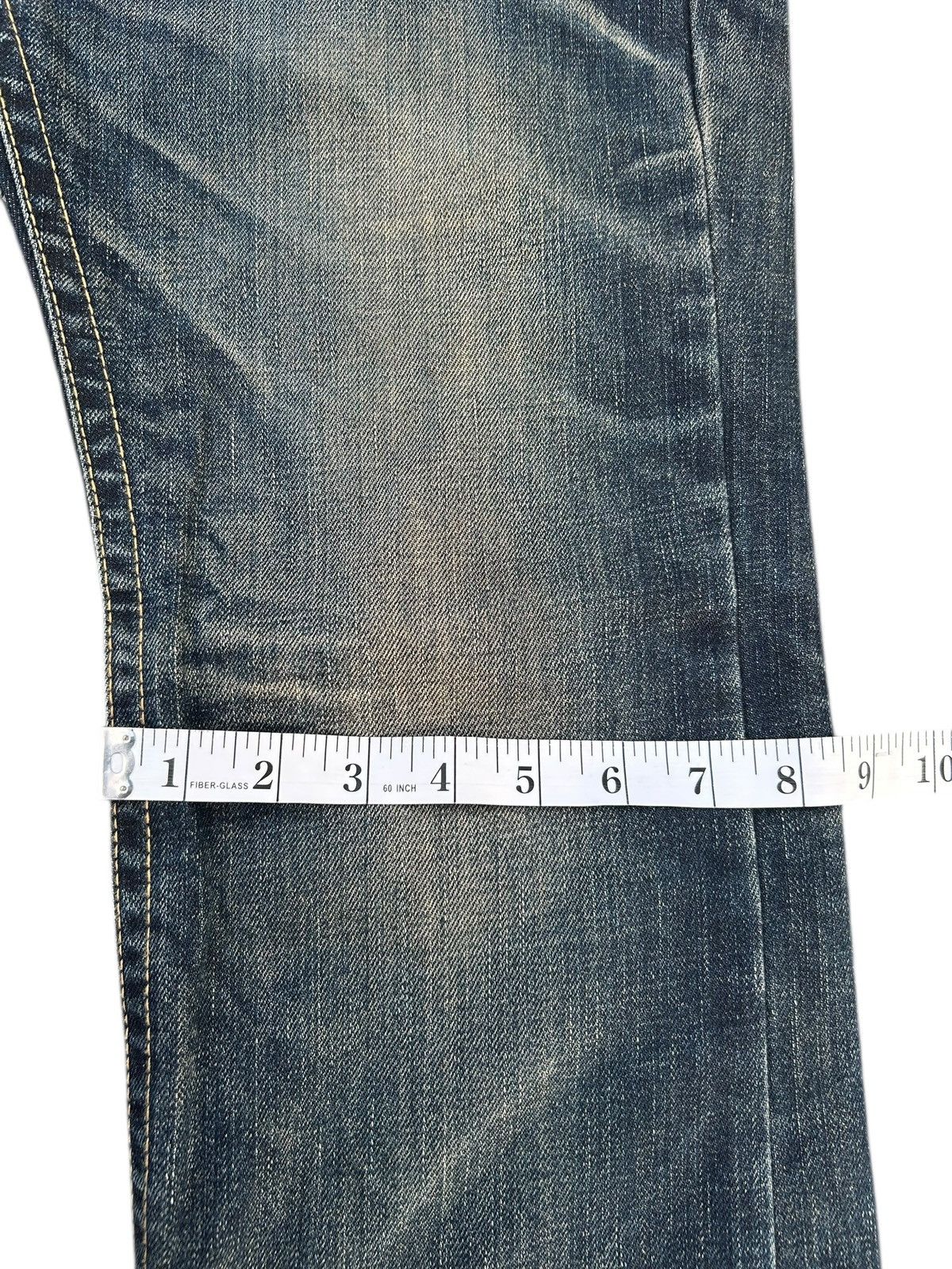 Kapital Buckle Back Lolita Distressed Denim Jeans Size US 34 / EU 50 - 20 Thumbnail