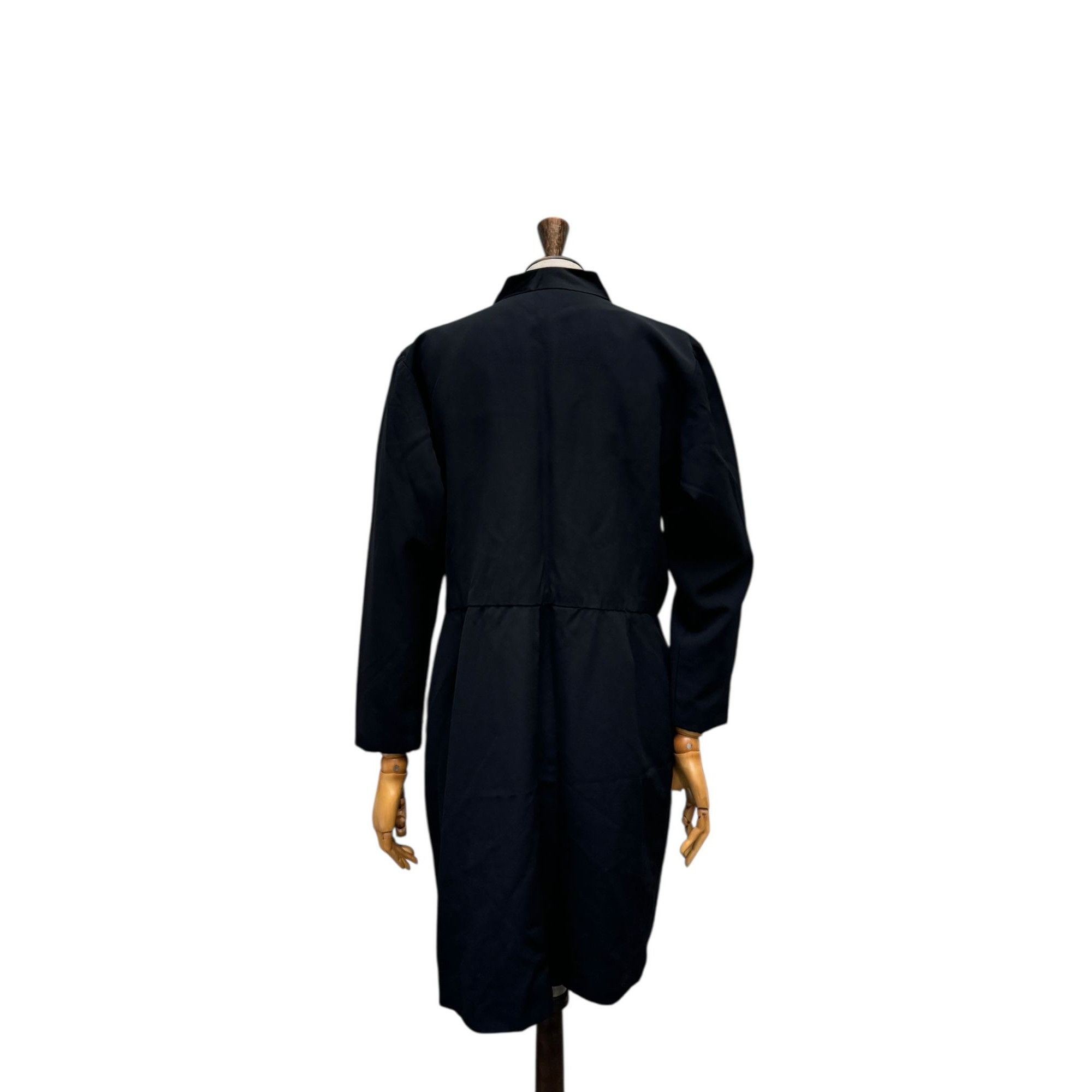 Yves Saint Laurent 1970s Vintage Black Wool Dress Size M / US 6-8 / IT 42-44 - 5 Thumbnail