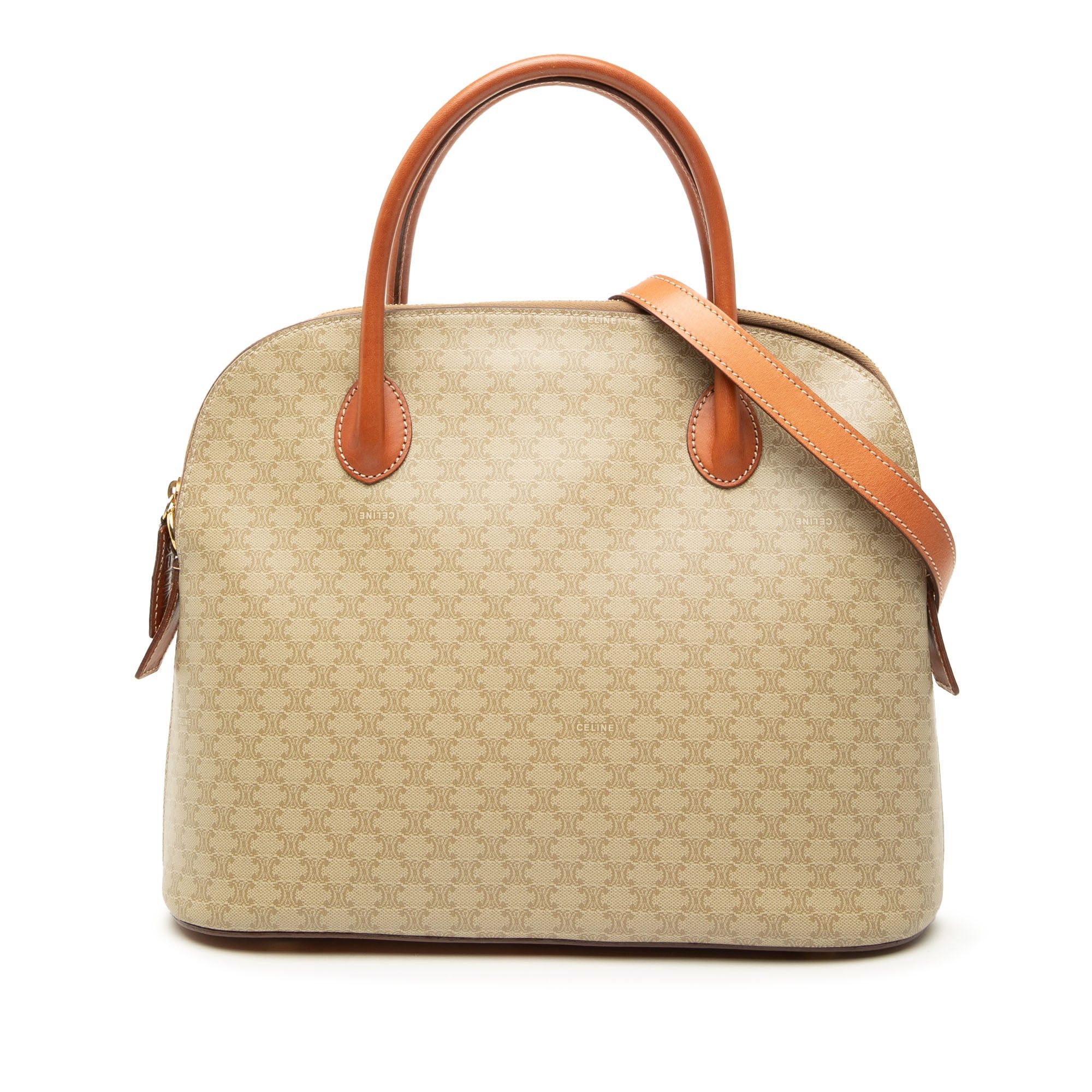 Celine Macadam Coated Canvas Dome Satchel Size ONE SIZE - 1 Thumbnail