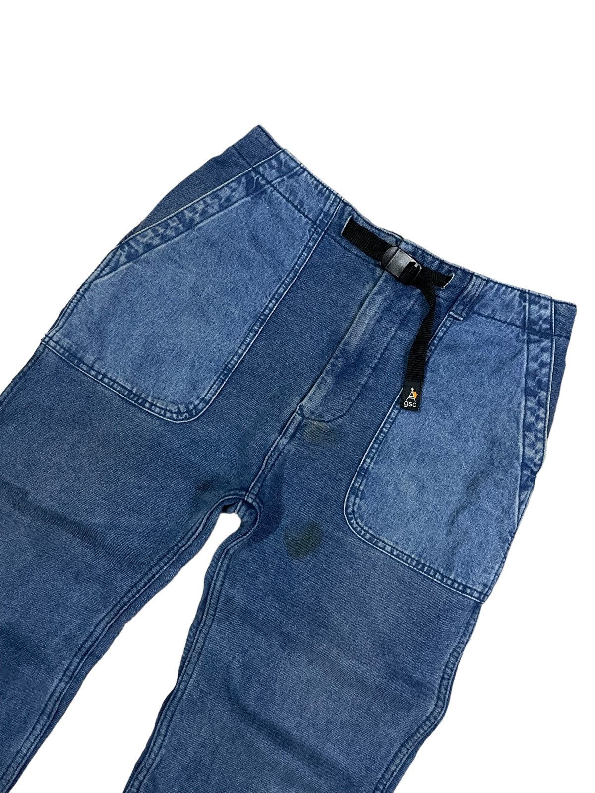 go slow caravan Go Slow Caravan Street Gorpcore Denim Jogger Pants Size US 31 - 6 Thumbnail