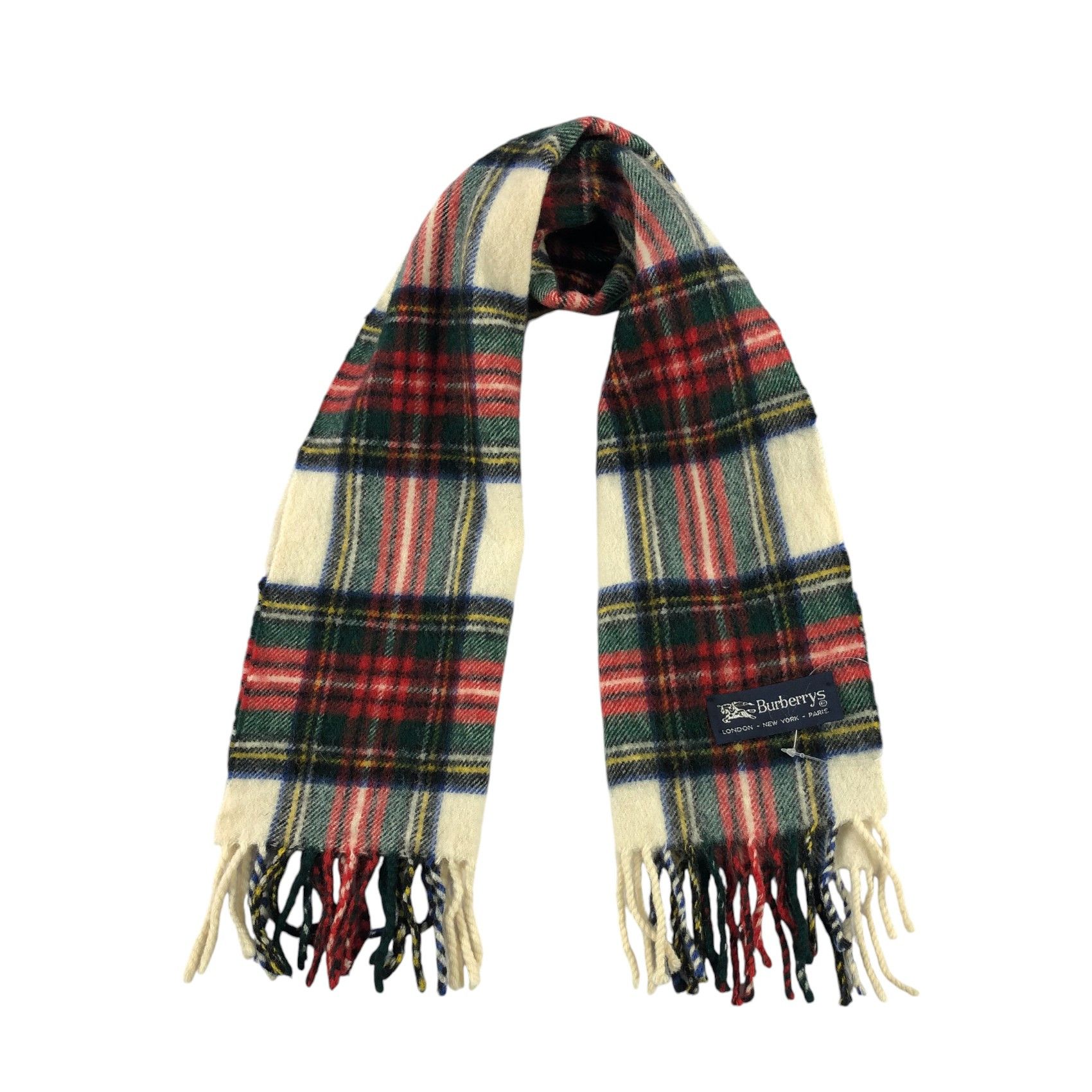 Burberry × Vintage Vintage Burberry Scarf - WW3340 Size ONE SIZE - 1 Thumbnail
