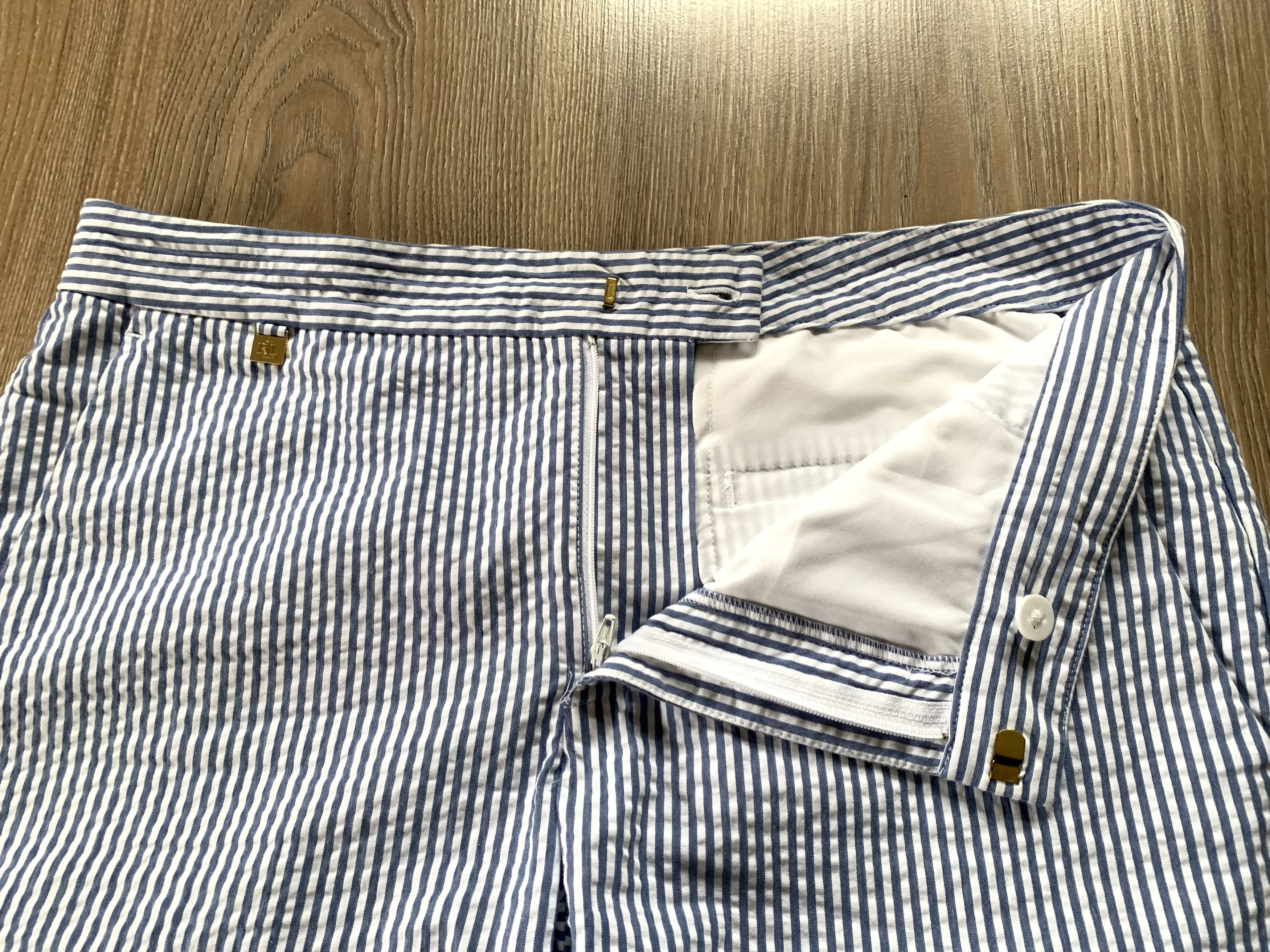 Lauren Ralph Lauren × Ralph Lauren Mens Lauren Ralph Lauren Seersucker Stripe Pants Size US 31 - 6 Thumbnail