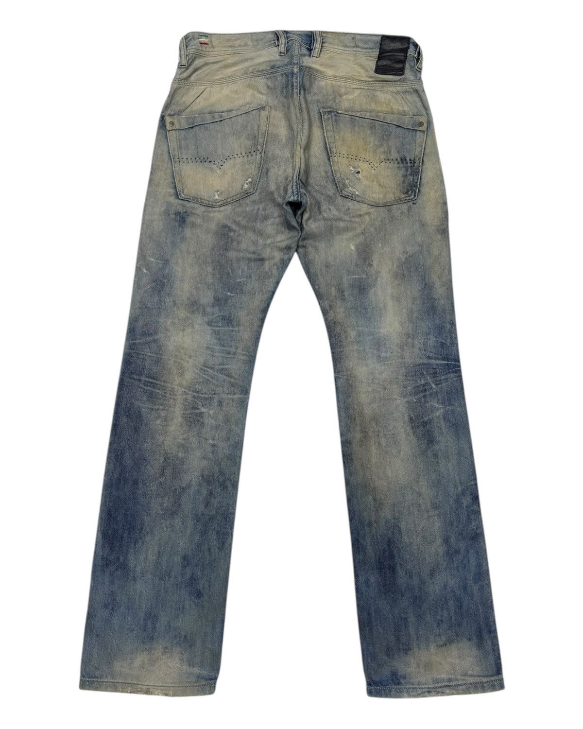 Diesel 🔥OG DIESEL ROCKSTAR BLEACH DISTRESSED DENIM JEANS Size US 32 / EU 48 - 2 Thumbnail