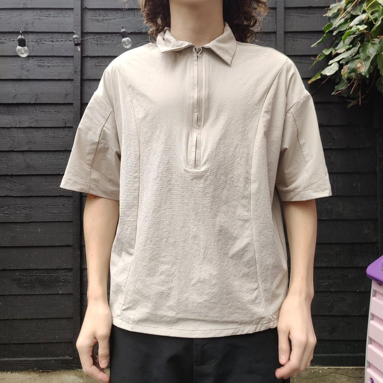 Other Cream Technical Boxy Panelled Shirt Size US M / EU 48-50 / 2 - 1 Thumbnail