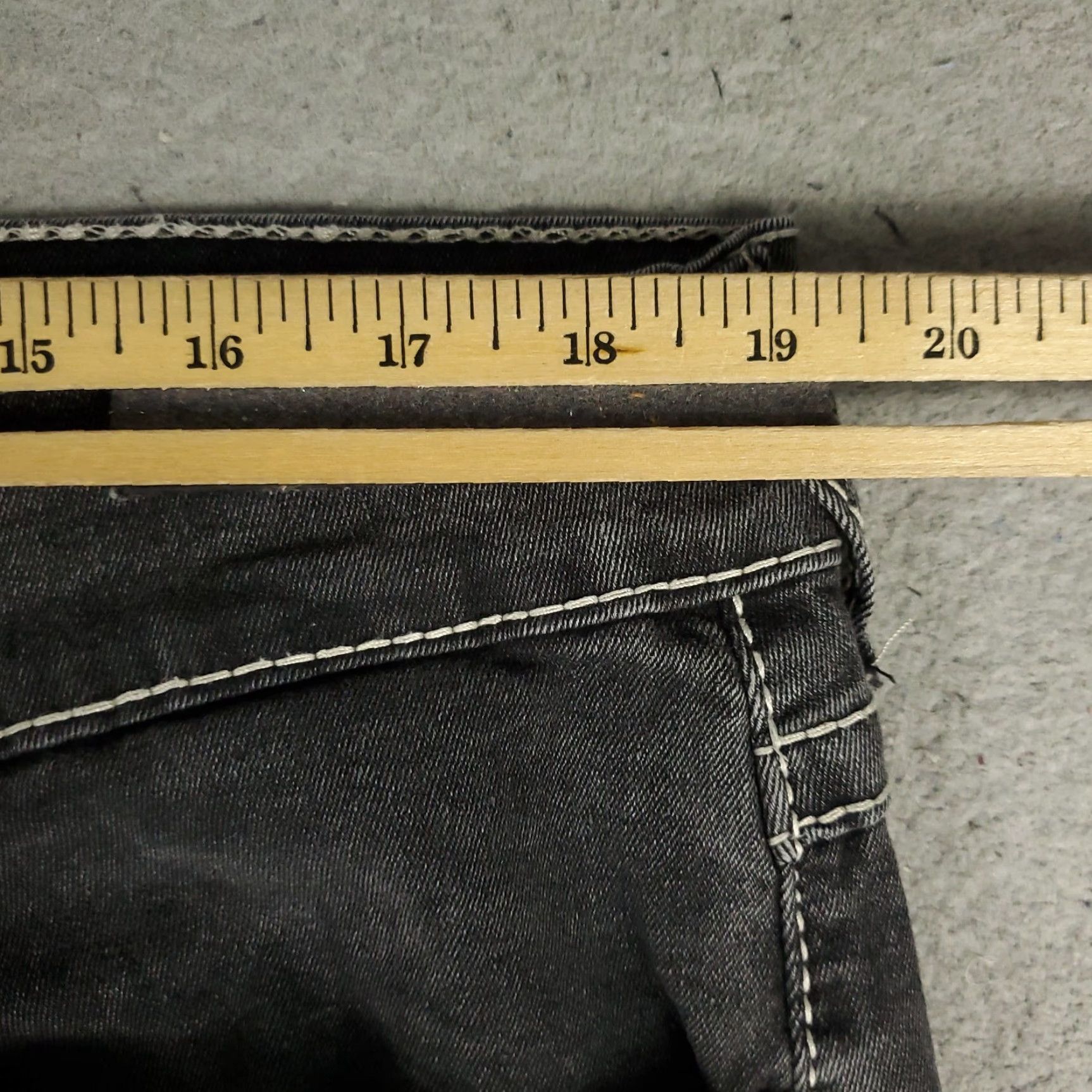 True Religion True Religion Jeans Mens 38x34 Gray Ricky Relaxed Straight Denim Size US 38 / EU 54 - 3 Thumbnail