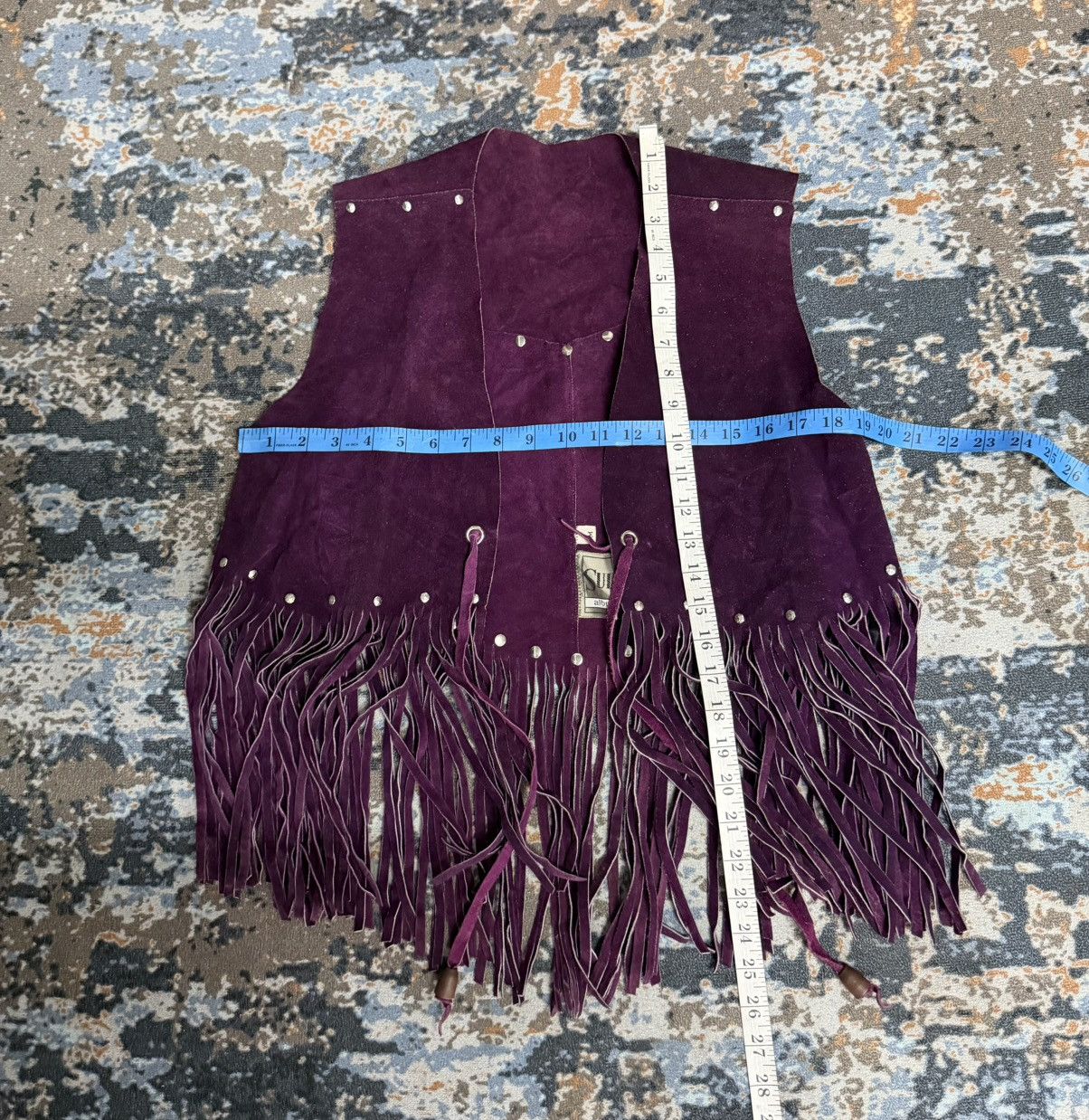 Vintage Sullivan Abuquerque Fringed Suede Size US M / EU 48-50 / 2 - 8 Thumbnail