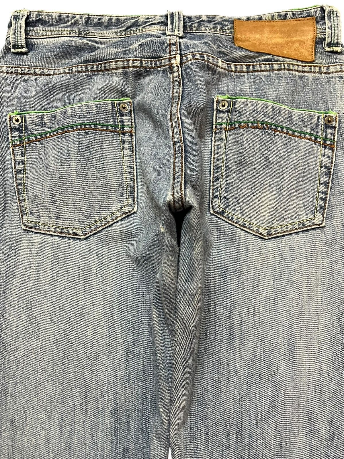 Japanese Brand Vintage Mcnaural Grunge Faded Distressed Denim Size US 30 / EU 46 - 6 Thumbnail