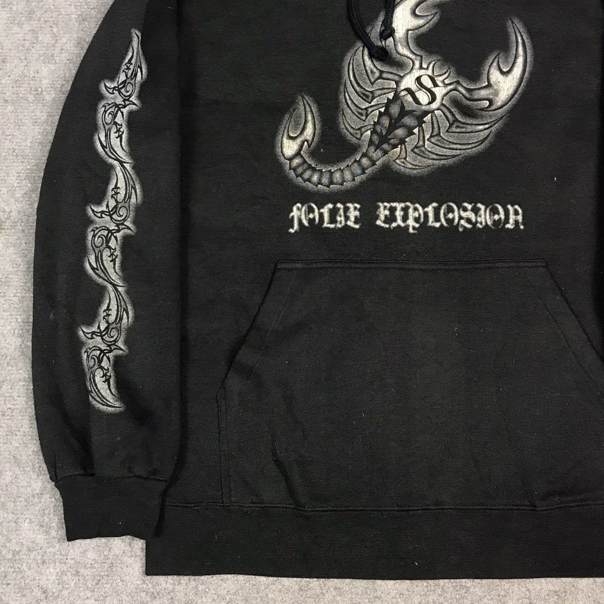 Japanese Brand Japanese style Black punk hoodies distressed Size US M / EU 48-50 / 2 - 3 Thumbnail