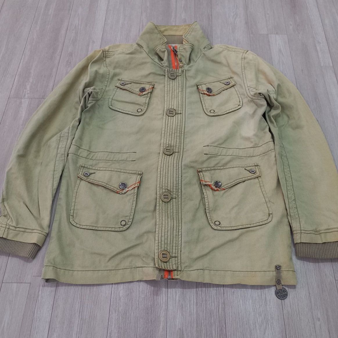Diesel DIESEL 4/SL78 Military Utility Parka Jacket Size US L / EU 52-54 / 3 - 7 Thumbnail