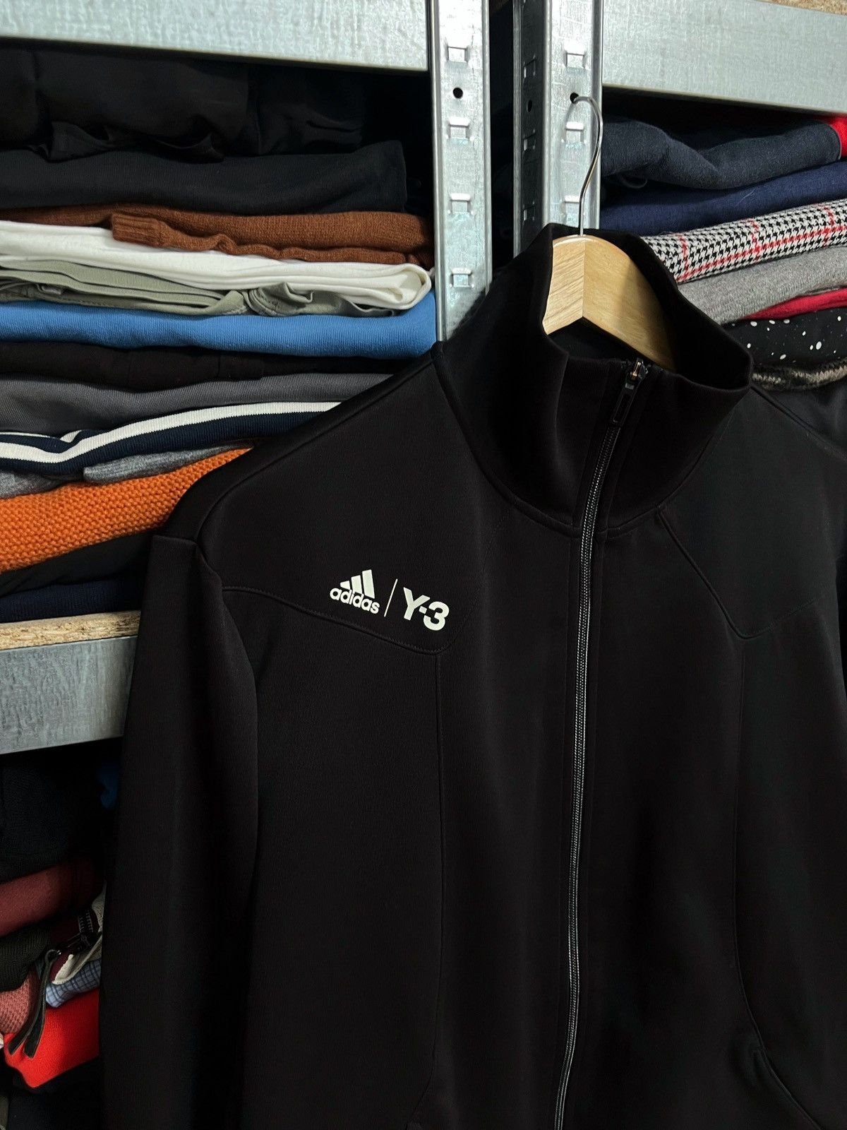 Adidas Adidas Y-3 Roland Garros Black Zip Up Track Jacket Size M Size US M / EU 48-50 / 2 - 2 Thumbnail