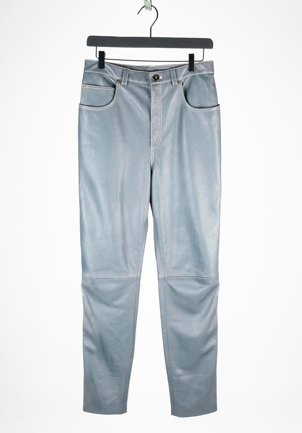 Gucci Women Leather Pants Sample Pre Show 2019 Size M/L
