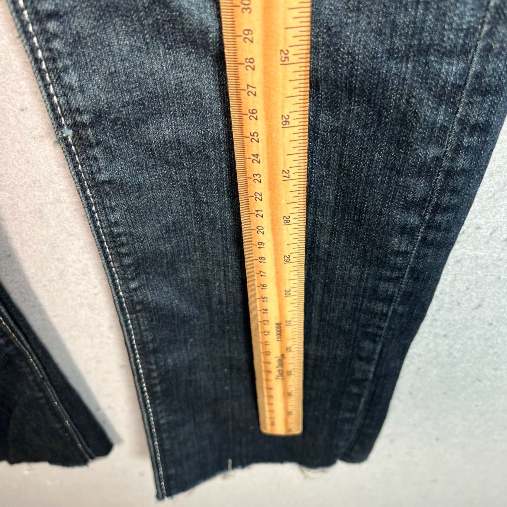 Vintage SEVEN7 Womens Jeans - Denim Slim Fit Low Rise Tapered Blue 31in Inseam Size 4 Regular Adults"} Size 27" / US 4 / IT 40 - 7 Thumbnail