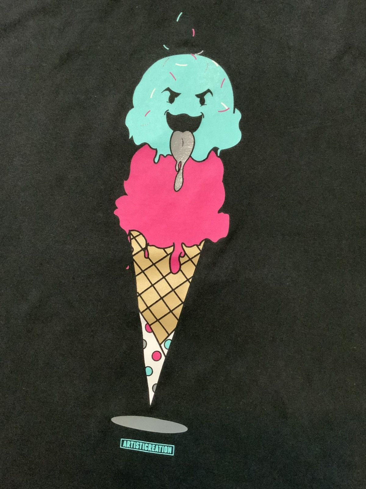 Other ArtistiCreation Ghost Ice Cream Skateboarding Graphic TShirt Size US L / EU 52-54 / 3 - 5 Thumbnail