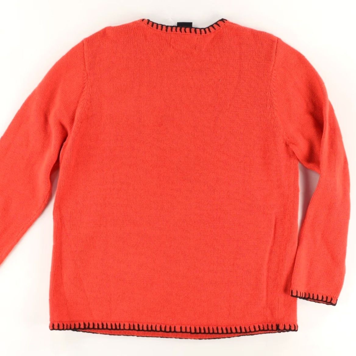 Vintage VTG Sag Harbor Knit Crewneck Sailboat Solid Long Sleeve Sweater Red Women's L Shirt Size L / US 10 / IT 46 - 4 Thumbnail