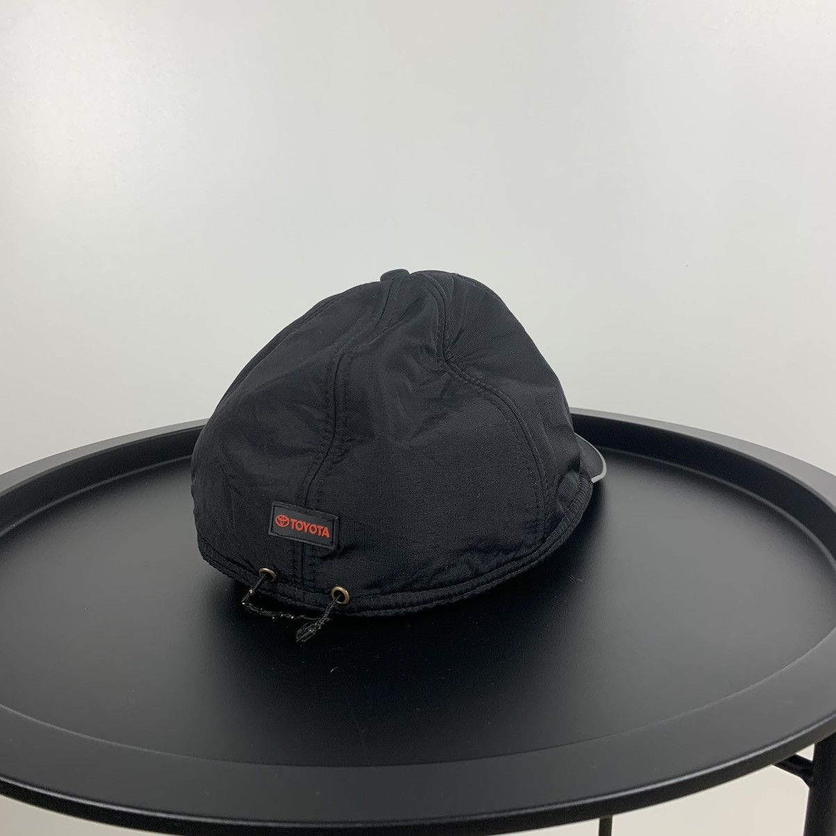 Vintage Toyota Black Nylon Racing Cap Hat Men’s One Size Y2K Size ONE SIZE - 1 Thumbnail