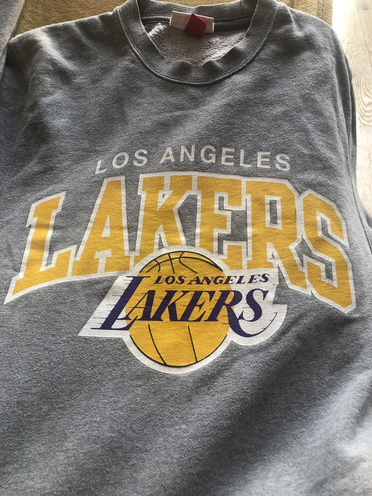 Mitchell & Ness × NBA × Vintage LOS ANGELES LAKERS NBA SPORT MITCHELL & NESS SWEATSHIRT CREW Size US S / EU 44-46 / 1 - 2 Thumbnail
