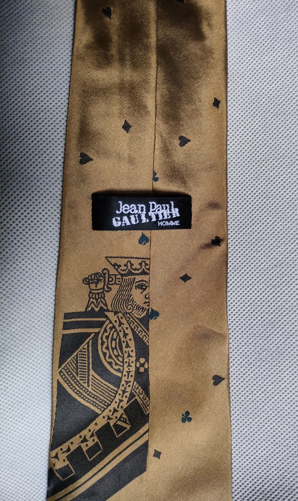 Art Comes First ‘King of hearts’ overprint silk tie Size ONE SIZE - 7 Thumbnail