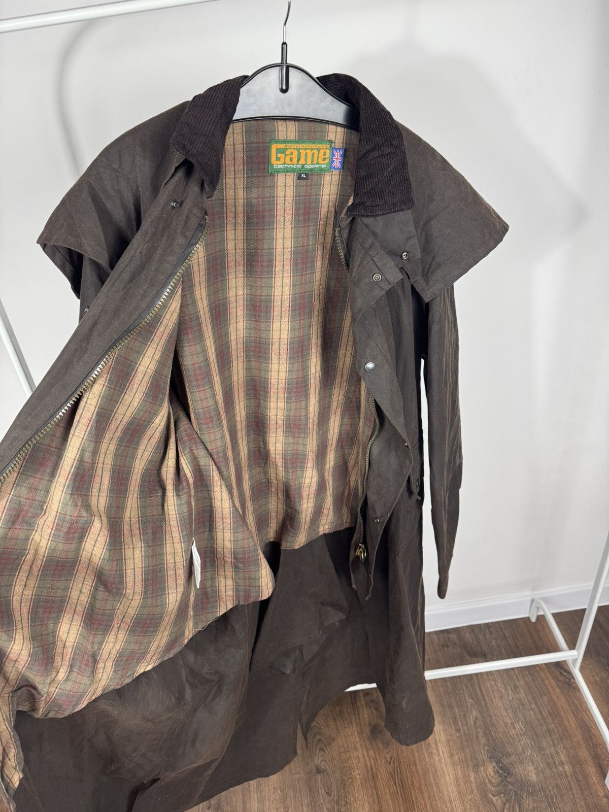 Other Vintage Game Waxed Coat Oilskin Jacket XL Brown Field Coat Size US XL / EU 56 / 4 - 11 Thumbnail