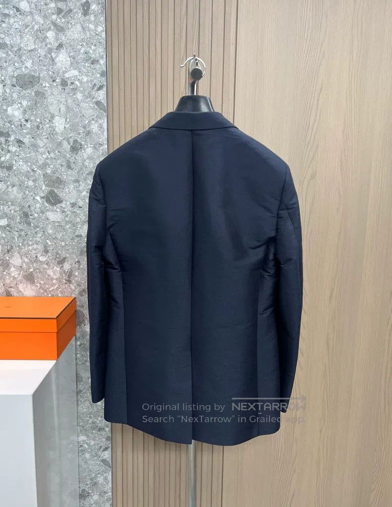 Hermes Hermes Autumn and Winter Suit Jacket Jacket Size 50R - 6 Thumbnail
